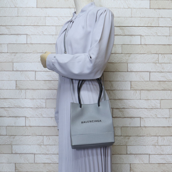 Balenciaga XXS Bag Gray Shoulder Shopping - Picture 1 of 7